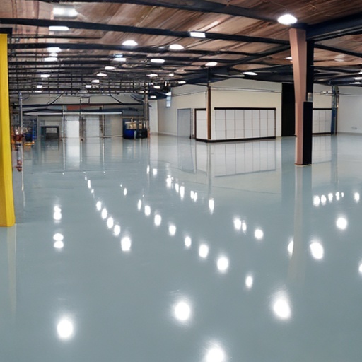 Bodenbelag für Halle, Industrie, Gewerbe, Produktionshalle, Fitnessraum, Bodenbeschichtung